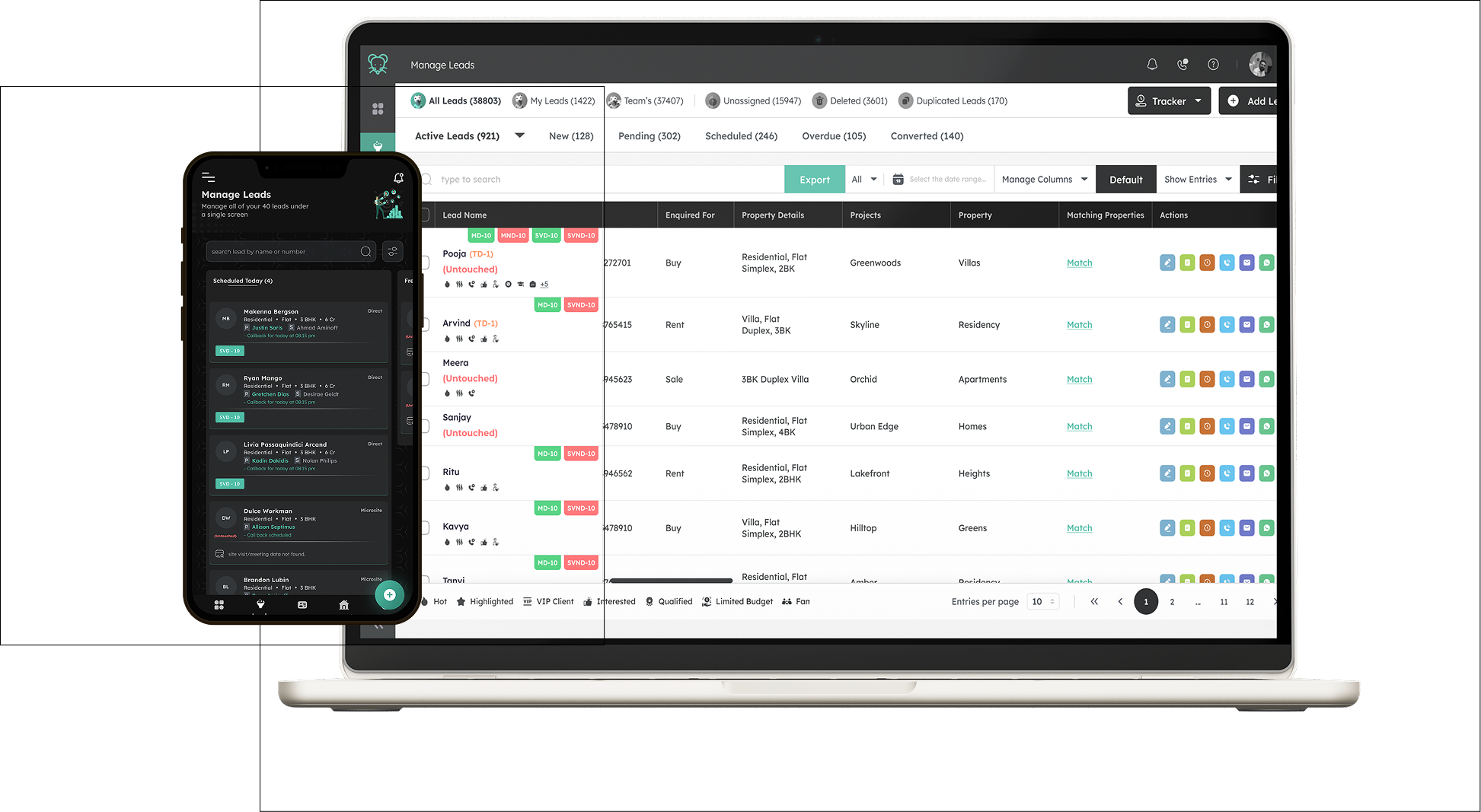 Real Estate CRM India - Leadrat #1 | Book Free Demo